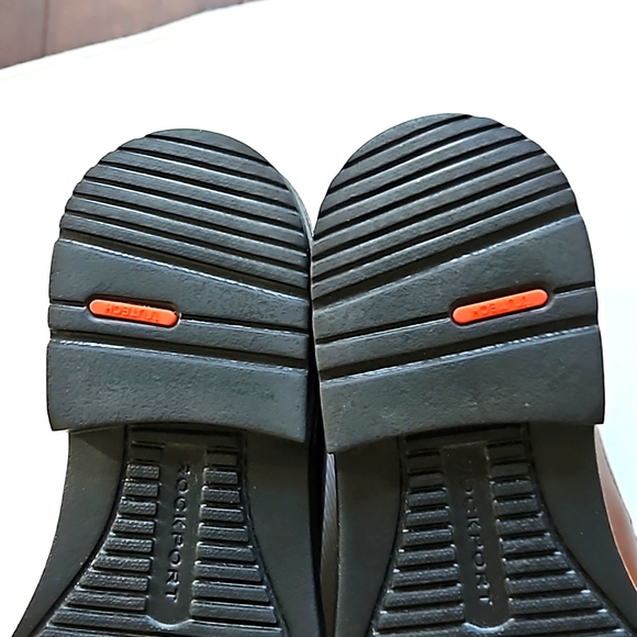 ROCKPORT Walkability Men's Size 9 Leather Lightweight Slip-On Shoes Dark… - Picture 8 of 9